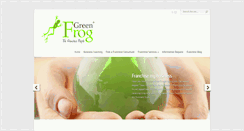 Desktop Screenshot of greenfrogconsultancy.com