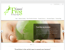 Tablet Screenshot of greenfrogconsultancy.com